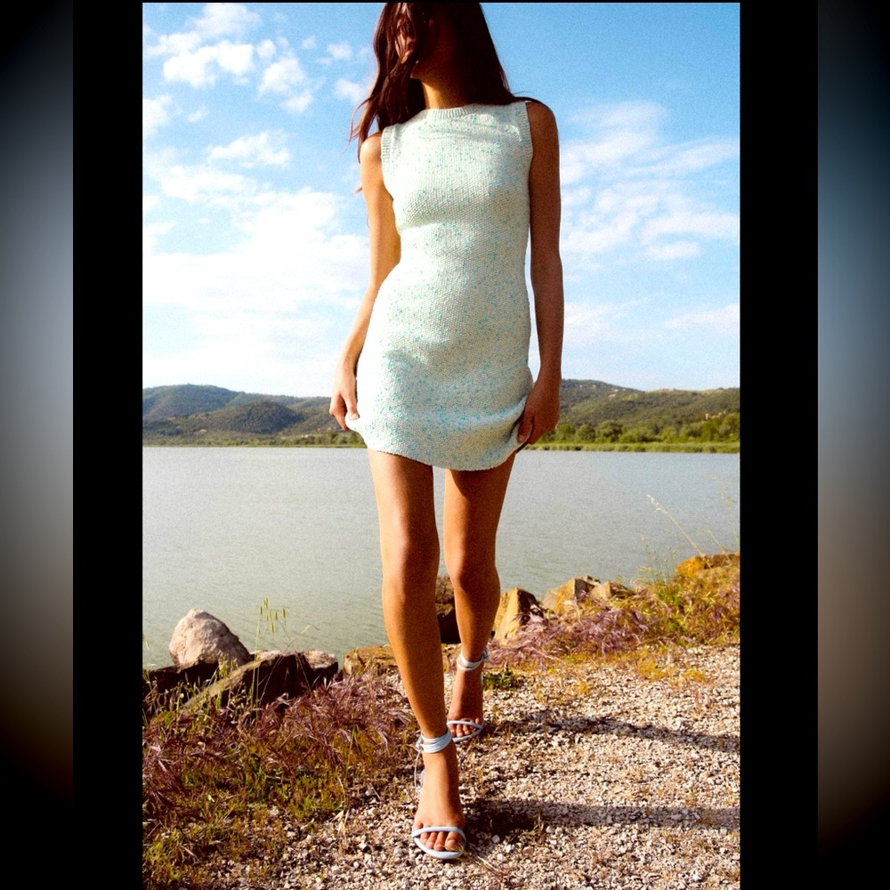 KNIT MINI DRESS